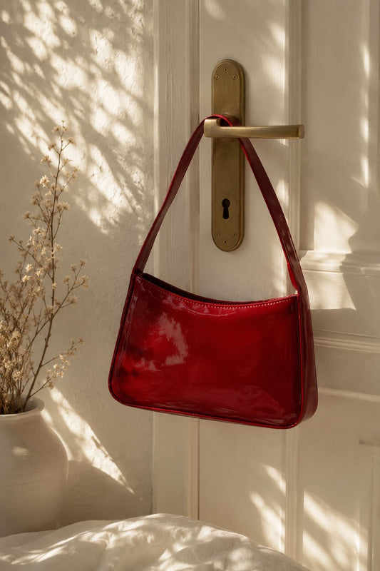 Gharana™ Glossy Patent Shoulder Bag